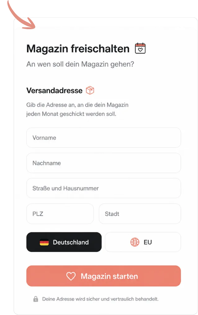 Schritt 1: Magazin freischalten