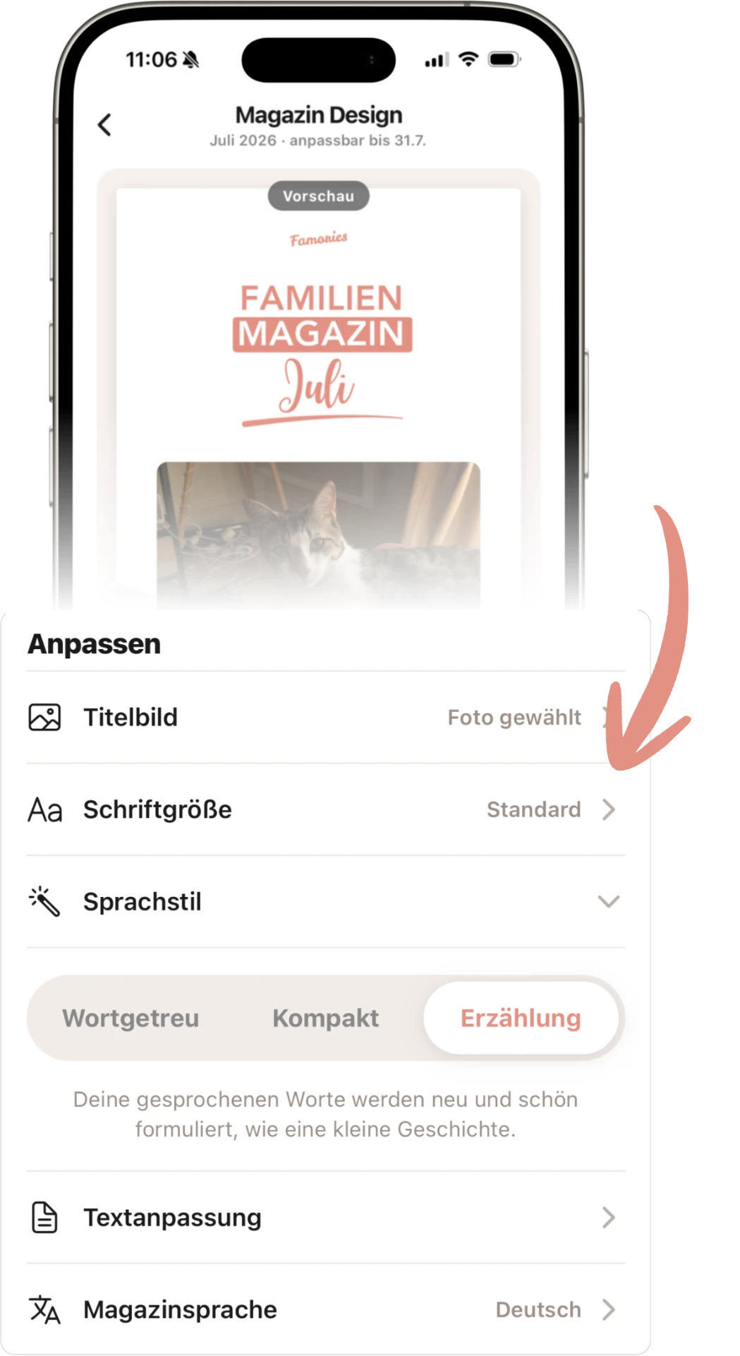 Schritt 3: Magazin bearbeiten