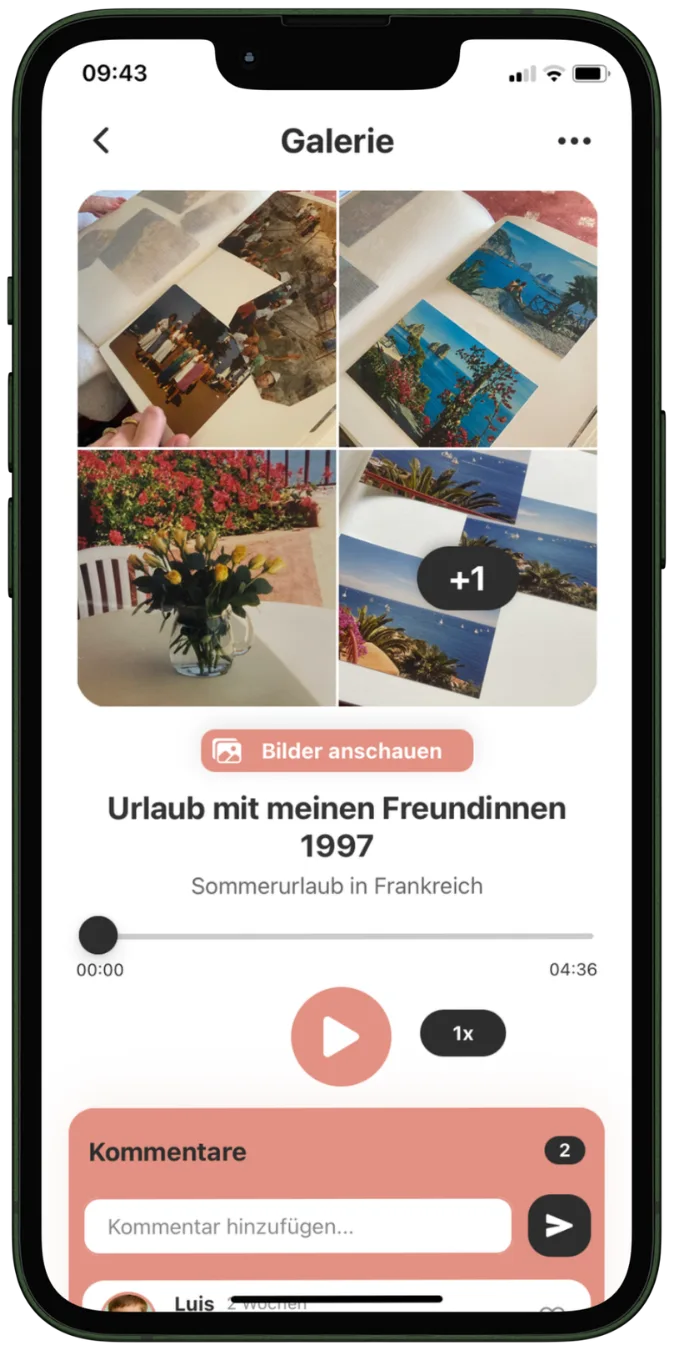Anhören & Teilen